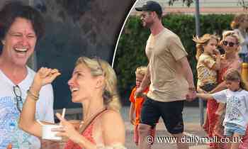Chris Hemsworth, wife Elsa Pataky and kids go barefoot in Byron Bay - Daily Mail