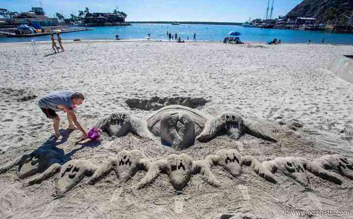 Sand sculpture honors Kobe and Gianna Bryant, 7 others who died in helicopter crash