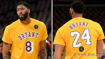 Anthony Davis Wears Kobe Bryant Shirt During Warm-Ups, First Game Since Death