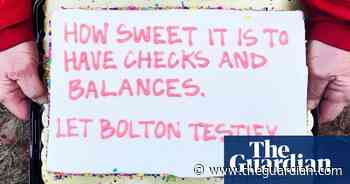 Bakery sends 53 cakes to Republican senators in plea to let Bolton testify - The Guardian