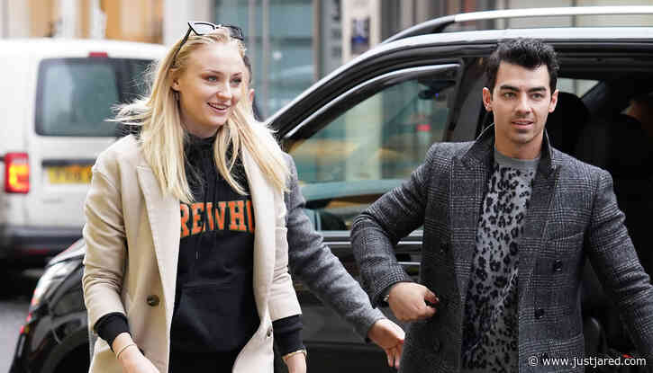 Sophie Turner Joins Joe Jonas in London for European Tour Kickoff!