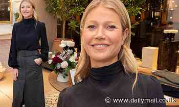 Gwyneth Paltrow looks oh so chic while celebrating opening of goop pop-up in Chicago - Daily Mail