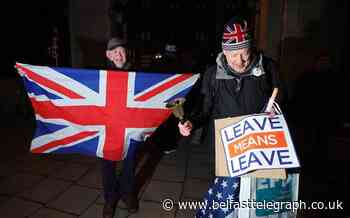 Brexit: Parties and protests in Northern Ireland as UK leaves the EU