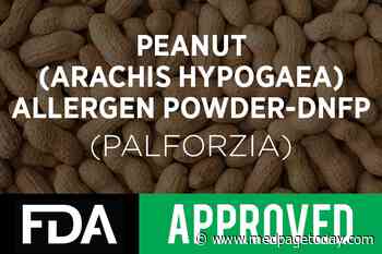 Oral Peanut Allergy Tx OK'd
