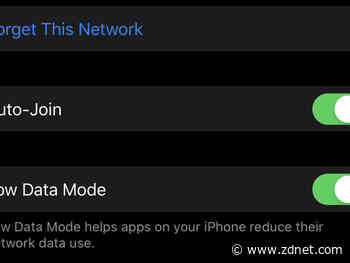 Make your iPhone or iPad use less Wi-Fi or cellular data