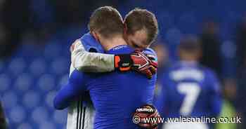 The heartbreaking moment Cardiff City players Danny Ward and Alex Smithies broke down in tears for their late friend Jordan Sinnott