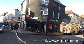 Live updates as Cardiff restaurant Wiwo closed following fire