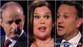 Sinn Fein leapfrog Fine Gael into second place ahead of Republic election, poll says