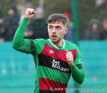 Robbie McDaid hat-trick spares Glentoran's blushes as Queen's threaten another Irish Cup shock