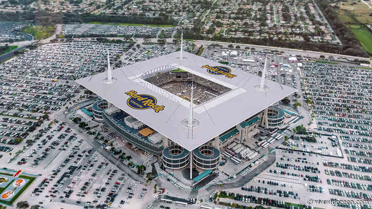 Watch drone footage of the Super Bowl 2020 stadium