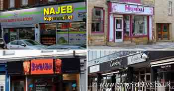 The takeaways, shops and restaurants rated the worst for food hygiene in the North East
