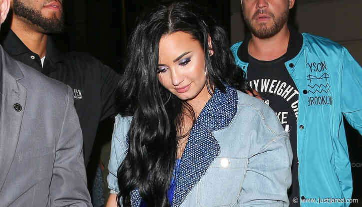 Demi Lovato Enjoys a Late Night of Pre-Super Bowl Partying