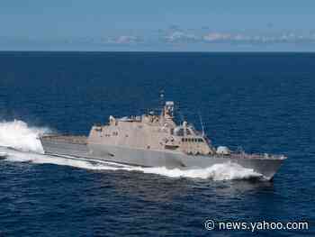 A US warship sailed along Venezuela's cost to gather intelligence and send a message to Maduro