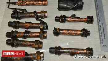 River Lagan: Bag of 28 pipe bombs and bomb parts found