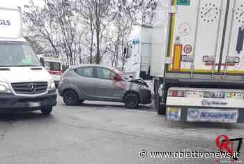 VOLPIANO – Incidente in corso Europa: auto impatta contro ad un mezzo pesante (FOTO) - ObiettivoNews