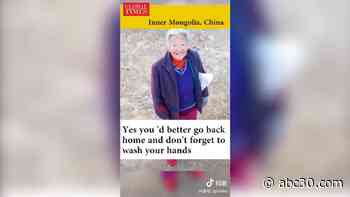 Coronavirus: Drone hovering over China to scold people without masks