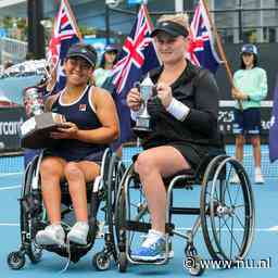 Rolstoeltennisster Van Koot grijpt naast tweede Australian Open-titel