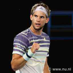 Thiem één set verwijderd van Australian Open-titel