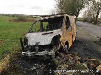 Fire crews called out to van fire in Bolton - The Bolton News