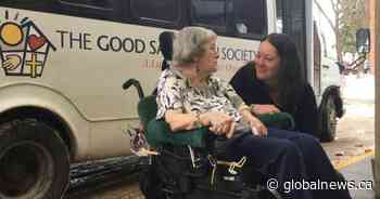 Edmonton repair shop steps in after catalytic converter stolen from seniors’ centre bus - Global News