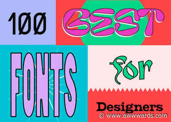 100 Best Free Fonts for Designers in 2020