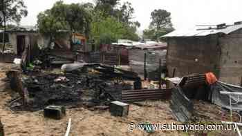 Dos personas murieron calcinadas tras incendio en Pajas Blancas - Subrayado.com.uy