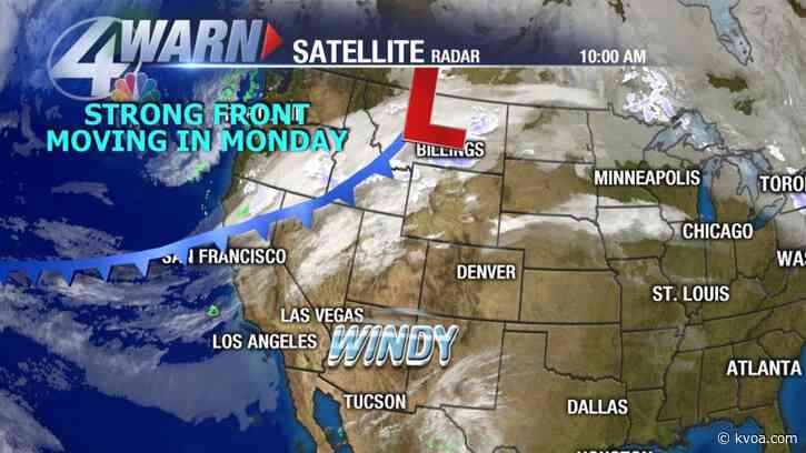 A rainy and windy Monday will proceed a chance of snow Tuesday morning