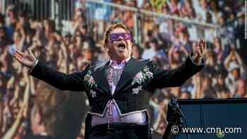 See why Elton John was forced off stage