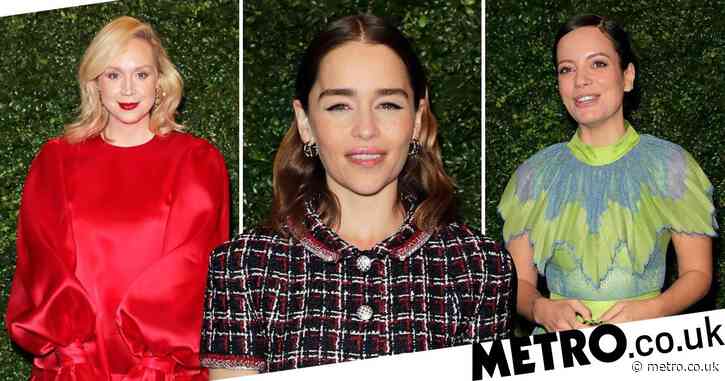 Emilia Clarke, Lily Allen and Gwendoline Christie lead the stars at pre-BAFTA party