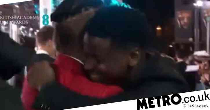 Baftas 2020: John Boyega and Daniel Kaluuya hugging it out on the red carpet is so pure