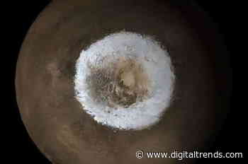 Changes in Mars’ atmosphere are driven by enormous CO2 ice cap at its pole