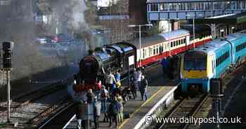The first steam train of 2020 has arrived in North Wales - North Wales Live