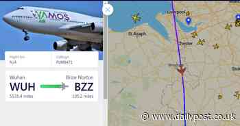 RECAP: Coronavirus evacuees fly over North Wales in plane from Wuhan - North Wales Live
