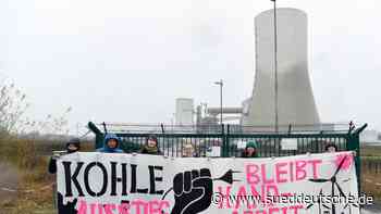 Energie - Aktivisten besetzen Gelände von Kohlekraftwerk in Datteln - Süddeutsche Zeitung