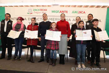 Entrega Gobierno de Alejandro Tello apostille de actas y doble nacionalidad - FresnilloMX