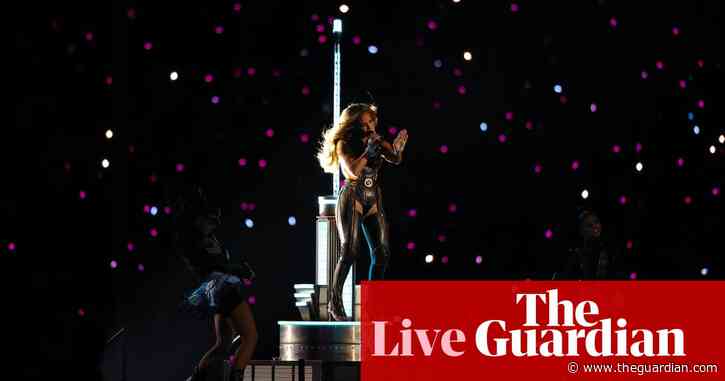 Super Bowl half-time show: Shakira and J-Lo light up stage with dazzling performance – live