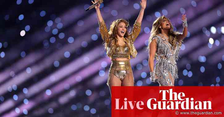 Super Bowl ads and half-time show: Shakira and J-Lo team up for dazzling performance – live