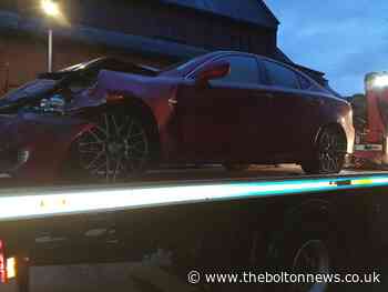 Police discover stolen car after crash in Halliwell