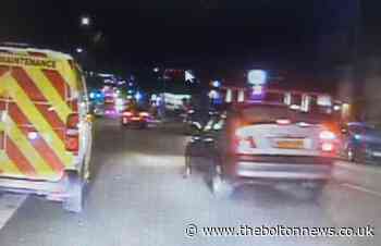 Police catch driver of stolen car after he tries to escape