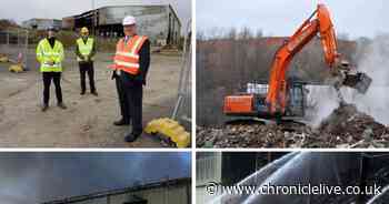 Work to clear 20,000 tonnes of waste from fire-hit Sunderland plant gets under way
