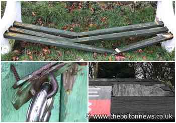 Group of 50 cricket club vandals smash benches and lights