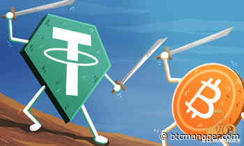 Stablecoin Tether (USDT) Surpasses Bitcoin as most Traded Digital Currency - BTCMANAGER