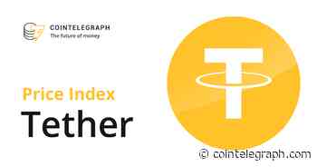 Tether Price | USDT Price Charts, Market Cap, History - Cointelegraph