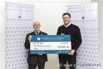Foundation donates £10k to York-based charity