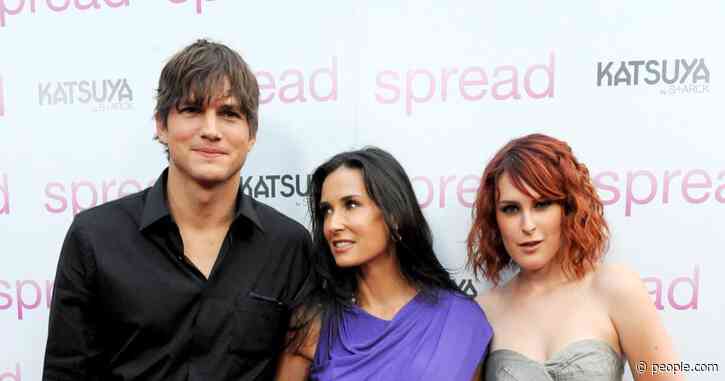 Ashton Kutcher Says He'll Never 'Stop Loving' Ex Demi Moore’s Daughters: I Helped 'Raise' Them