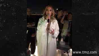 Jennifer Lopez Toasts Halftime Show Yacht-Style, Proud to Rep Women
