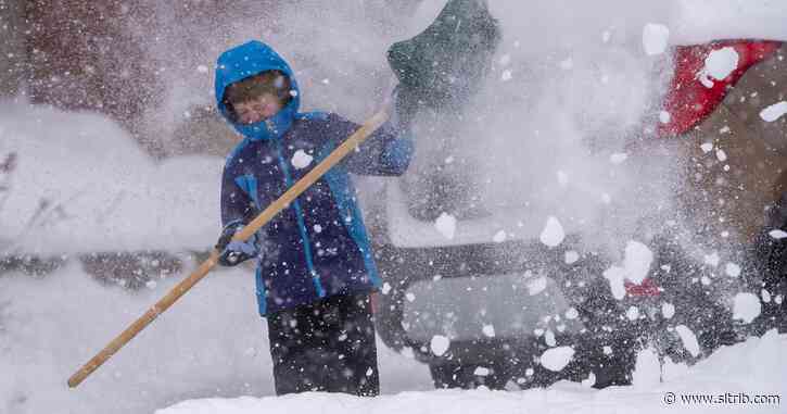 A snowstorm pummels Utah statewide, forcing school closures and delays