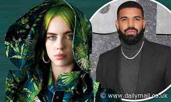 Billie Eilish defends Drake, 33, for texting her when she was 17 and insists he's not 'creepy'