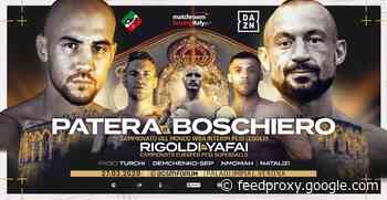 Francesco Patera vs. Devis Boschiero on DAZN on March 27