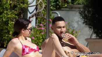 Kendall Jenner and Ben Simmons Oil Up, Strip Down to Sunbathe in Miami